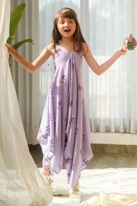 Shop Pasha India Purple Linen Embroidery Palazzo Jumpsuit Online at Aza Fashions Shop_Pasha India_Purple Linen Embroidery Palazzo Jumpsuit _Online_at_Aza_Fashions