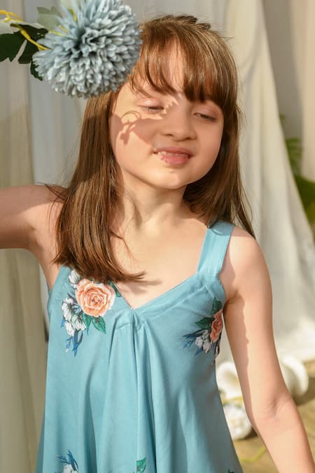 Buy Pasha India Green Linen Embroidery Floral Pattern Palazzo Jumpsuit Online at Aza Fashions Buy_Pasha India_Green Linen Embroidery Floral Pattern Palazzo Jumpsuit _Online_at_Aza_Fashions