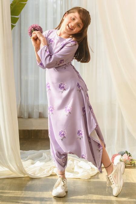 Shop Pasha India Purple Linen Embroidery Dhoti Jumpsuit Online at Aza Fashions Shop_Pasha India_Purple Linen Embroidery Dhoti Jumpsuit _Online_at_Aza_Fashions
