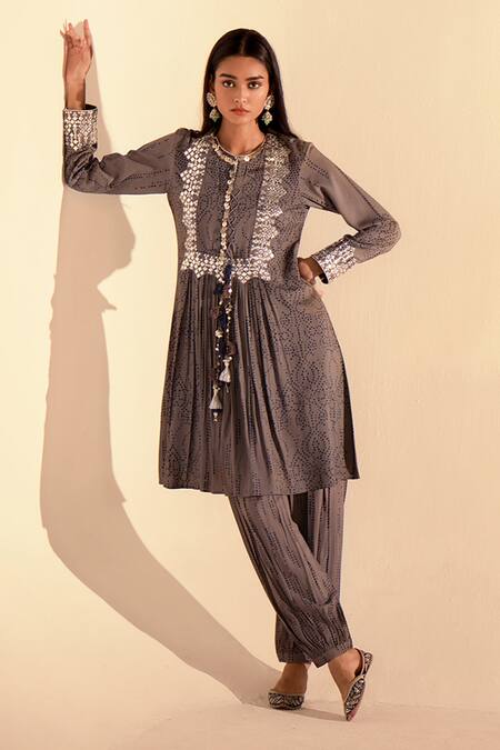 Frock kurta with outlet salwar