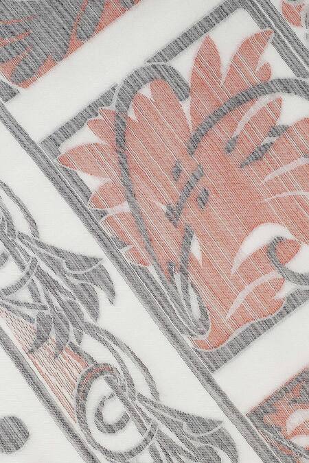 Shingora_Off White Abstract Pattern Wool Shawl_at_Aza_Fashions