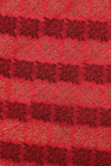 Shingora Red Printed Floral Stole at Aza Fashions Shingora_Red Printed Floral Stole _at_Aza_Fashions