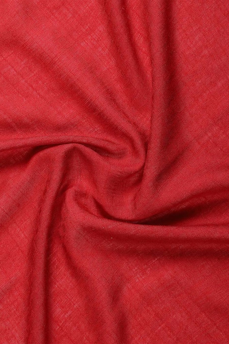 Shop_Shingora_Maroon Woven Paisley Border Detail Shawl _Online_at_Aza_Fashions