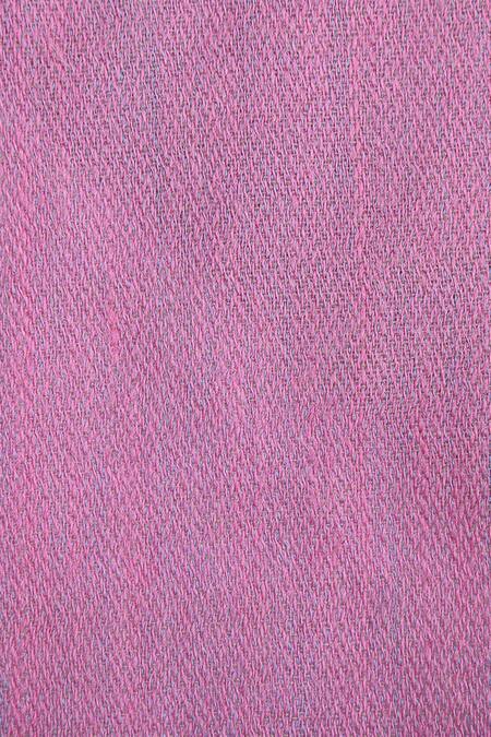 Shop_Shingora_Pink Plain Fringed Border Shawl_Online_at_Aza_Fashions
