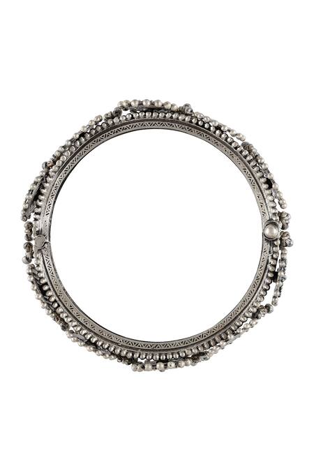 Buy Tribe Amrapali Multi Color Embroidery Rangoli Ghungroo Bangle Online at Aza Fashions Buy_Tribe Amrapali_Multi Color Embroidery Rangoli Ghungroo Bangle _Online_at_Aza_Fashions