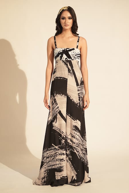 Nikita Mhaisalkar Brush Stroke Print Jumpsuit 