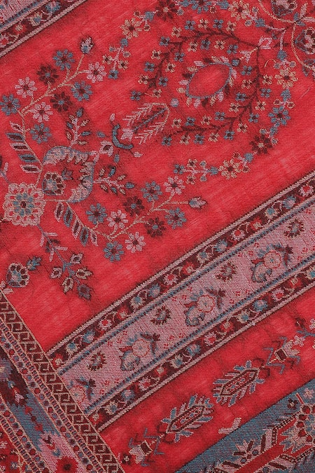 Shingora Maroon Woven Abstract Stole at Aza Fashions Shingora_Maroon Woven Abstract Stole _at_Aza_Fashions