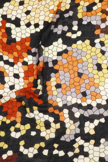 Buy Shingora Brown Woven Geometric Pattern Stole Online at Aza Fashions Buy_Shingora_Brown Woven Geometric Pattern Stole _Online_at_Aza_Fashions