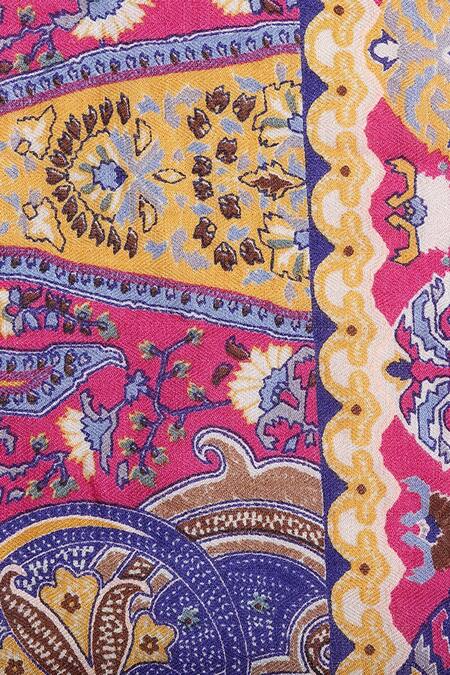 Buy Shingora Fuchsia Printed Flower Pattern Stole Online at Aza Fashions Buy_Shingora_Fuchsia Printed Flower Pattern Stole _Online_at_Aza_Fashions