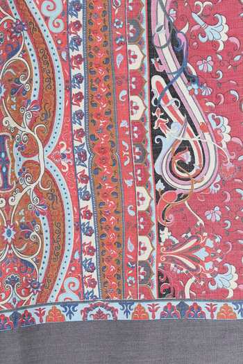 Shop_Shingora_Multi Color Vintage Print Stole _Online_at_Aza_Fashions