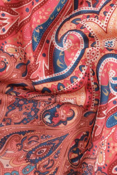 Shop_Shingora_Pink Paisley Print Stole _Online_at_Aza_Fashions