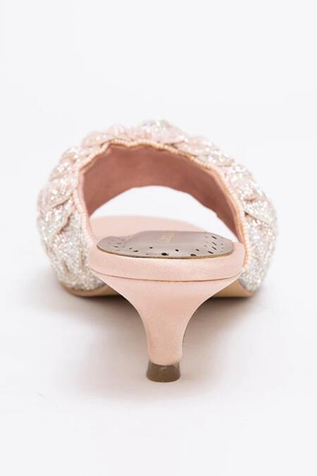 Buy Doux Amour Multi Color Cut Dana Work Rosalind Belinda Embellished Kitten Heels Online at Aza Fashions Buy_Doux Amour_Multi Color Cut Dana Work Rosalind Belinda Embellished Kitten Heels _Online_at_Aza_Fashions