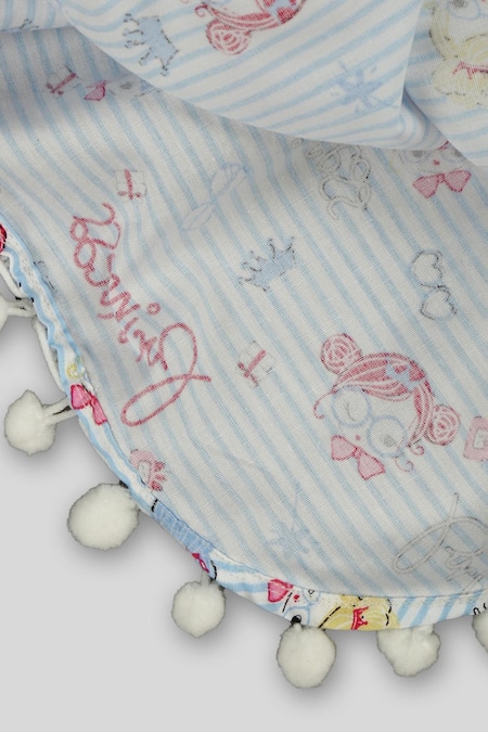 Champscloset_White Cotton Princess Kaftan Frock_Online_at_Aza_Fashions