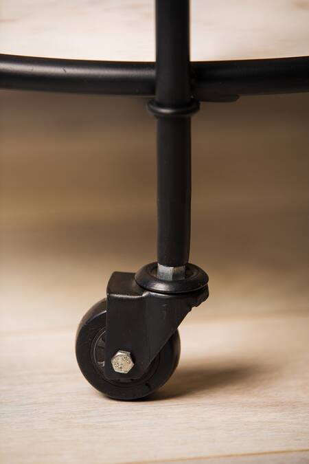 Buy S. G. Home White Metal And Marble Monique Bar Cart Online at Aza Fashions Buy_S. G. Home_White Metal And Marble Monique Bar Cart_Online_at_Aza_Fashions