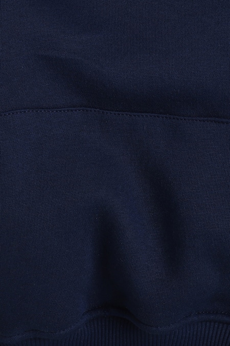 Buy_Knitting Doodles_Blue Fleece Printed Smiley Sleeved Top And Joggers Set_Online_at_Aza_Fashions