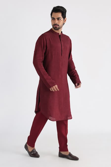 Men's Jacquard Silk Maroon Self Design ONLY Nehrujacket - Sojanya | Fashion  suits for men, Men's ethnic wear, Kurta men