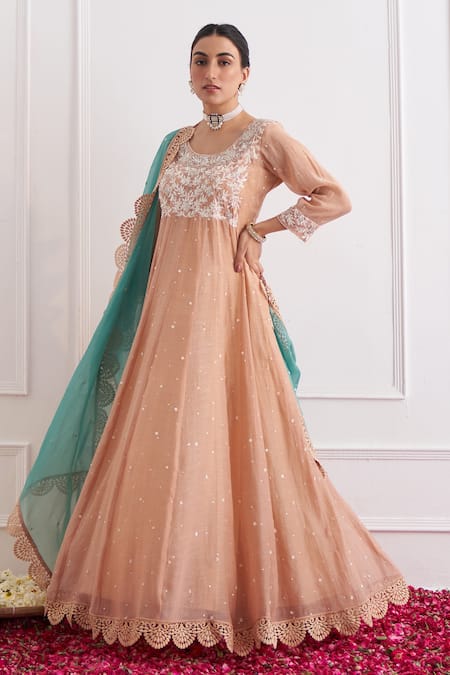 Shipraa Grover Nora Embroidered Anarkali Set 