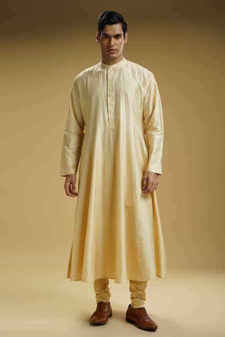 Buy Kommal Sood Beige Cotton, Silk Cut Work, Cutdana Embellished And Floral Sherwani Set Online at Aza Fashions Buy_Kommal Sood_Beige Cotton, Silk Cut Work, Cutdana Embellished And Floral Sherwani Set _Online_at_Aza_Fashions