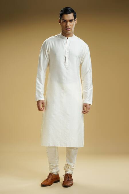 Shop Kommal Sood Off White Cotton, Silk Embroidery All Over Flower Sherwani Set Online at Aza Fashions Shop_Kommal Sood_Off White Cotton, Silk Embroidery All Over Flower Sherwani Set _Online_at_Aza_Fashions