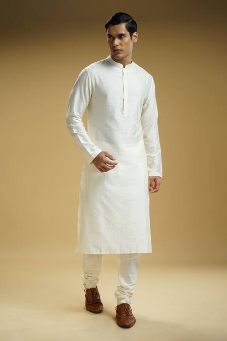 Buy Kommal Sood Off White Georgette, Cotton, Silk Embroidery Jaal Sherwani Set With Stole Online at Aza Fashions Buy_Kommal Sood_Off White Georgette, Cotton, Silk Embroidery Jaal Sherwani Set With Stole _Online_at_Aza_Fashions