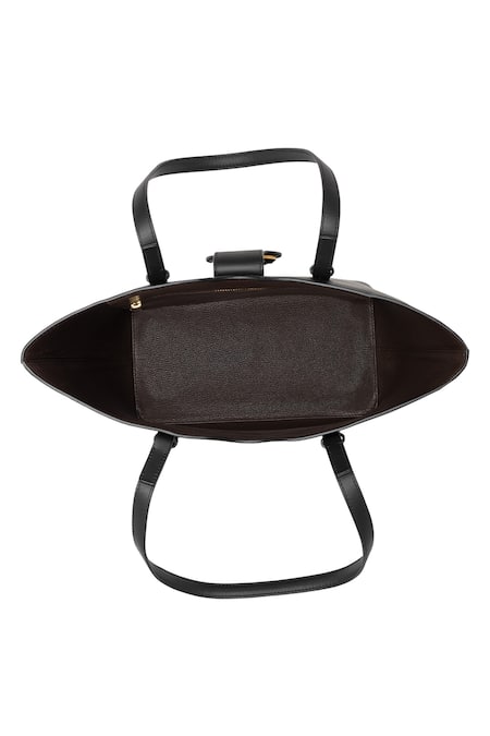 Aranyani_Black Embellished Gemstone Tote Bag_at_Aza_Fashions