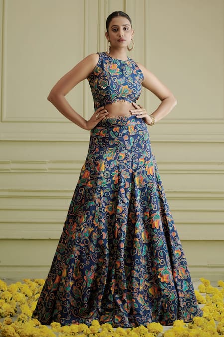 Buy Crop Top Lehenga Choli Online For Women @ Best Price In India | YOYO  Fashion