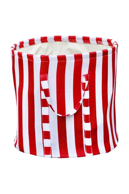 Shop My Gift Booth Red Cotton Print Anchor Teepee Tent With Mat Online at Aza Fashions Shop_My Gift Booth_Red Cotton Print Anchor Teepee Tent With Mat_Online_at_Aza_Fashions