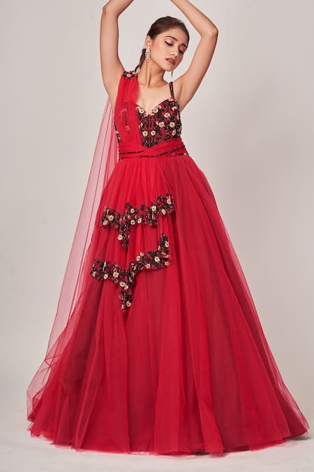 Buy Tamaraa By Tahani Pink Tulle, Silk Taffeta Beads Sweetheart Shae Floral Embellished Corset Gown Online at Aza Fashions Buy_Tamaraa By Tahani_Pink Tulle, Silk Taffeta Beads Sweetheart Shae Floral Embellished Corset Gown _Online_at_Aza_Fashions