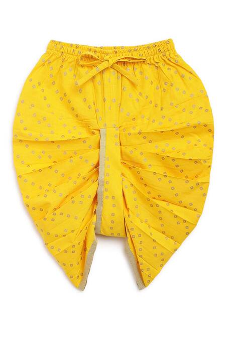 Buy_Tiber Taber_Red Cotton Printed Angrakha Kurta And Dhoti Pant Set