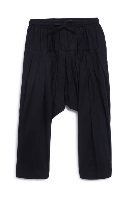 Shop Tiber Taber Black Cotton Embroidery Chevron Pathani Kurta With Salwar Online at Aza Fashions Shop_Tiber Taber_Black Cotton Embroidery Chevron Pathani Kurta With Salwar _Online_at_Aza_Fashions