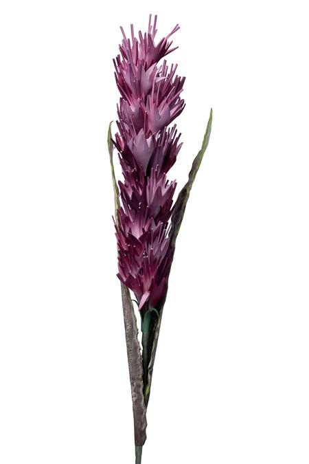 H2h_Pink Foam Flowers Dry Portea Artificial - Set Of 2 _Online_at_Aza_Fashions