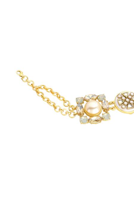 Buy_Bblingg_Gold Plated Veda Embellished Choker _Online_at_Aza_Fashions