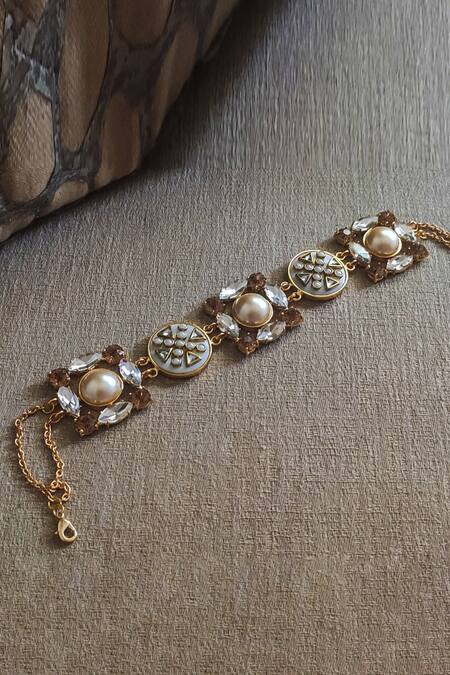 Buy Bblingg Gold Plated Veda Handmade Embellished Choker Buy_Bblingg_Gold Plated Veda Handmade Embellished Choker