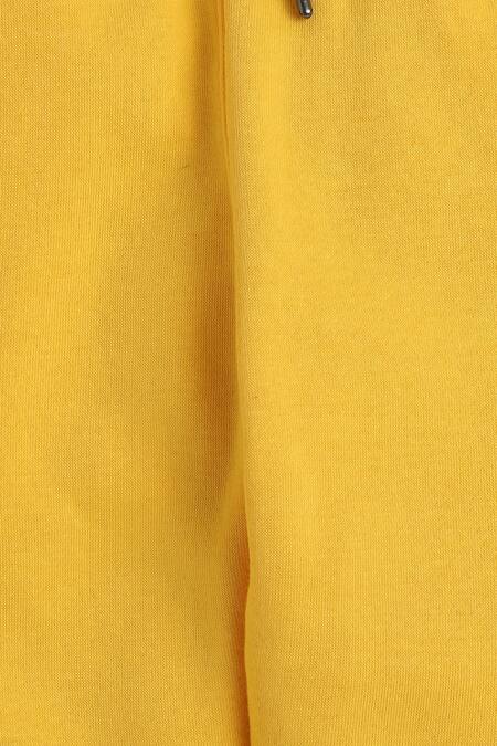 Buy_Knitting Doodles_Yellow Fleece Printed Aeroplane Jacket And Joggers Set