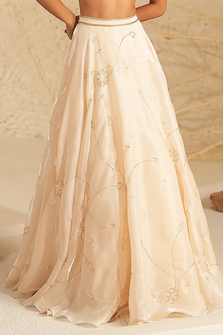 Buy Zoon Cream , , Cut Work, Aari Hand Embroidered Lehenga Set Online at Aza Fashions Buy_Zoon_Cream , , Cut Work, Aari Hand Embroidered Lehenga Set _Online_at_Aza_Fashions