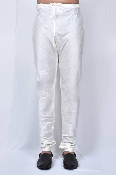 Arihant Rai Sinha_Peach Bundi Art Silk And Jacquard Printed & Kurta Set_at_Aza_Fashions