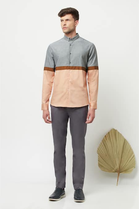 Lacquer Embassy Quain Colorblock Shirt 