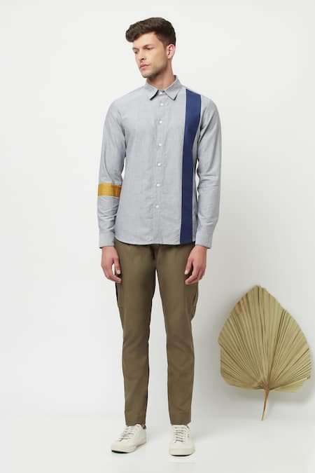 Lacquer Embassy Torsive Colorblock Shirt 