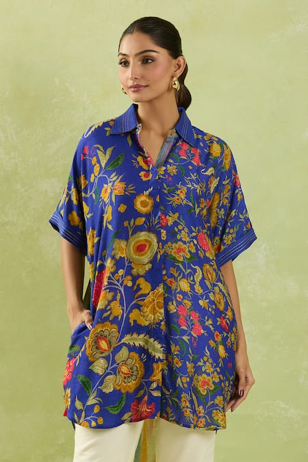 SHRADDHA RAMBHIA Garden Print Shirt Tunic 