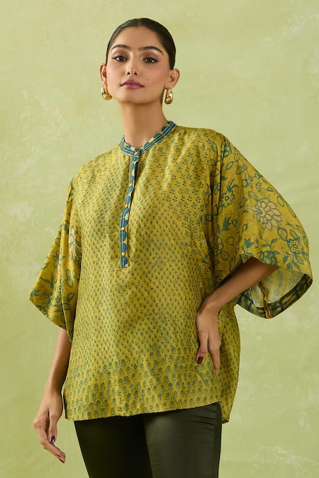 SHRADDHA RAMBHIA Garden Print Top 