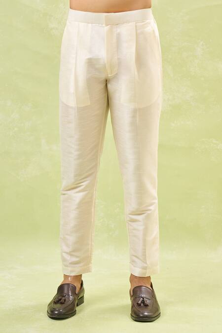 Buy_Rng Safawala_Pink Silk Embroidery Thread Bundi And Kurta Set_Online_at_Aza_Fashions