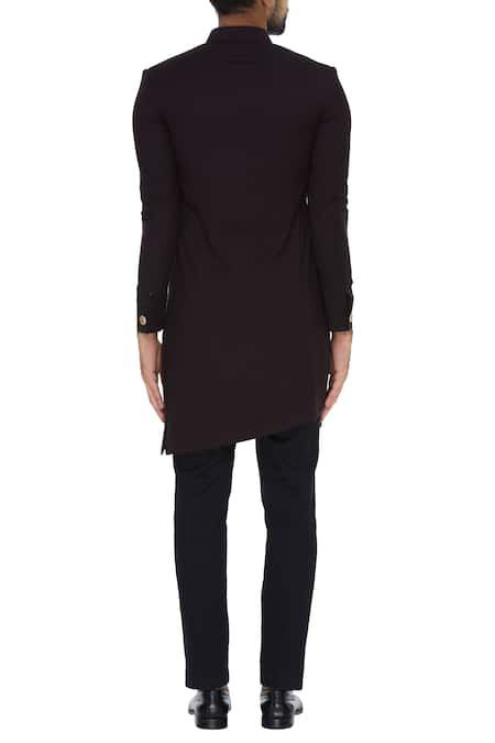 Kommal Sood Asymmetric sherwani with straight pants 