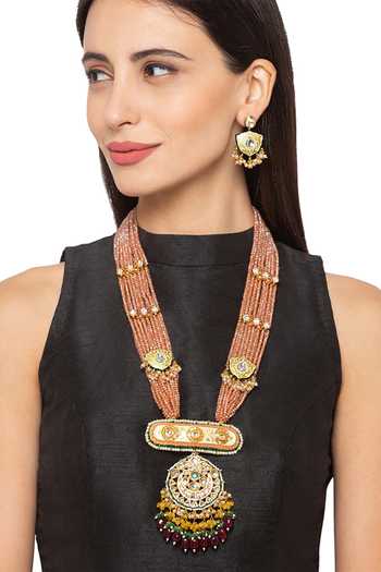 Buy Hrisha Jewels Meenakari Kundan 