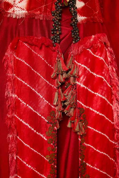 Shop Anamika Khanna Embroidered Jacket And Skirt Set Online at Aza Fashions Shop_Anamika Khanna_Embroidered Jacket And Skirt Set_Online_at_Aza_Fashions