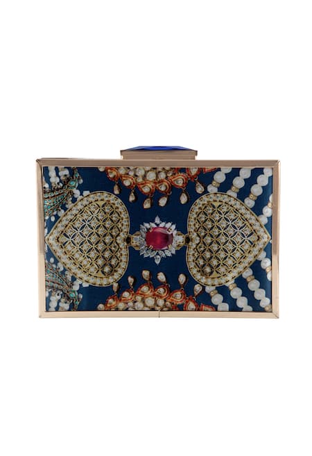 Puneet Gupta Jewel Print Clutch 