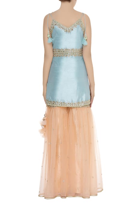 Preeti S Kapoor Embroidered kurta sharara set 