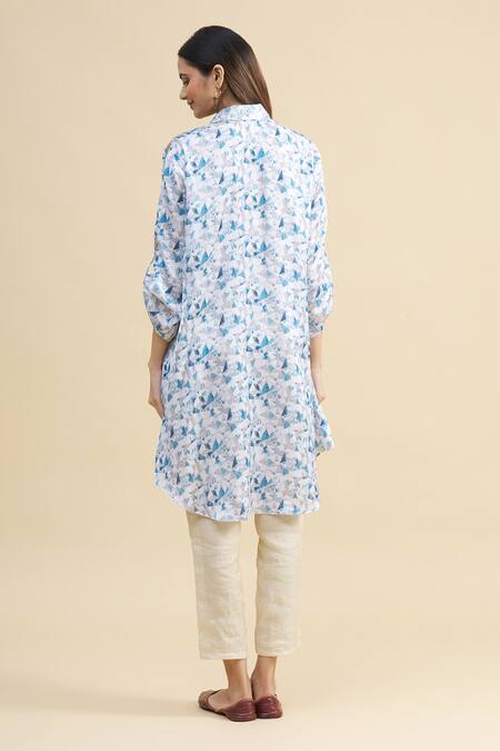 Zeel Doshi Silk Printed Tunic 