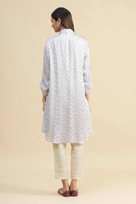 Zeel Doshi Silk Printed Tunic 