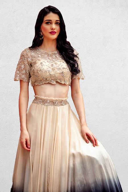 Shop_Jade By Ashima_White Lehenga Crepe Blouse Net Round Embroidered And Set _at_Aza_Fashions