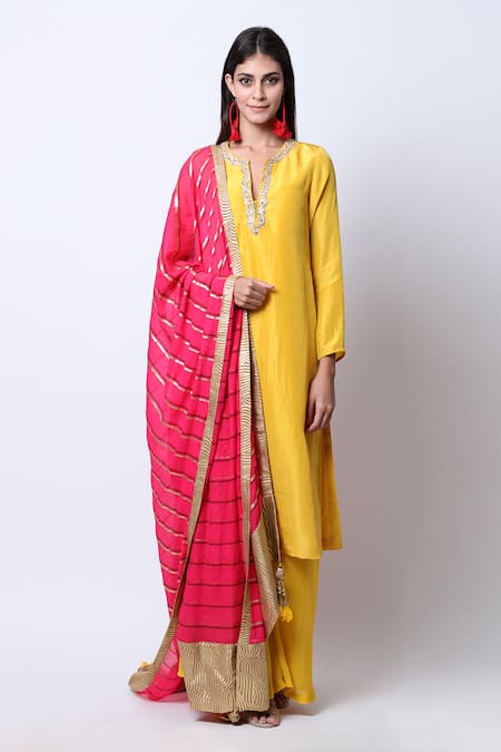 Nikasha Embroidered Kurta Sharara Set 